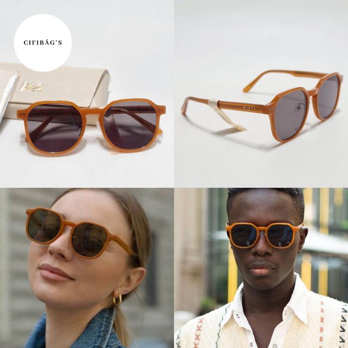 RIETI RT4025 C3 LACTEA SUNGLASSES AMBER KHAKI (unisex)