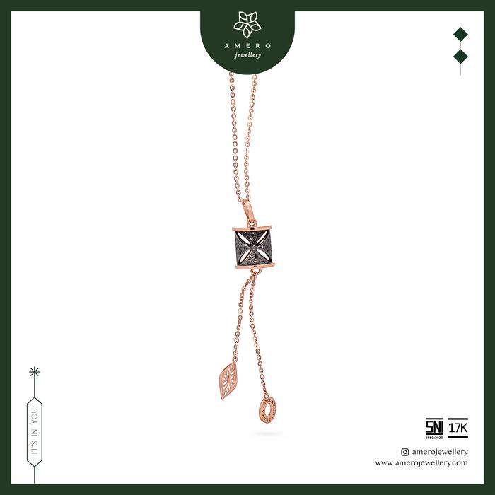 Amero Jewellery Rhomka Kusuma Kalung Emas Lavani 17K