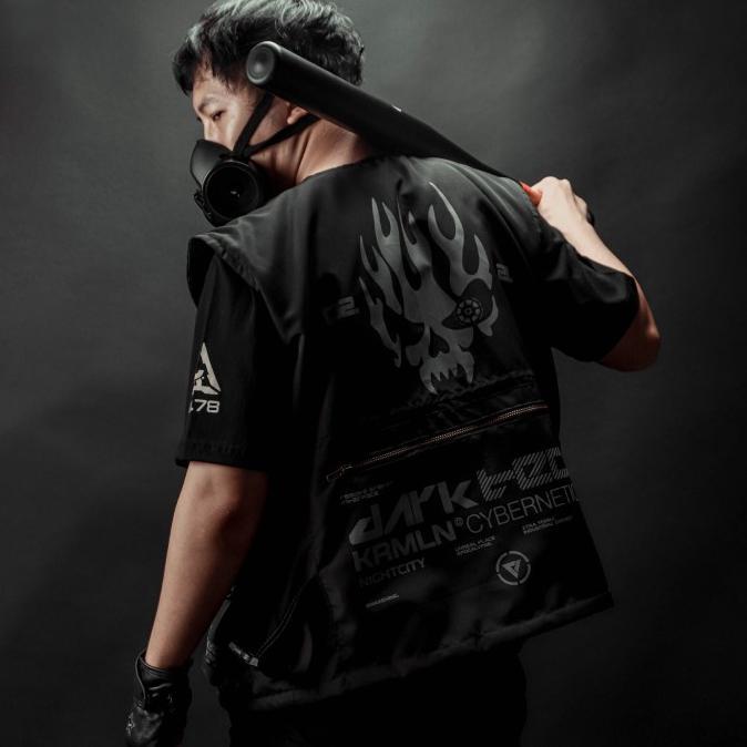 Kremlin Vest Tactical Techwear Hitam - Dark Tech