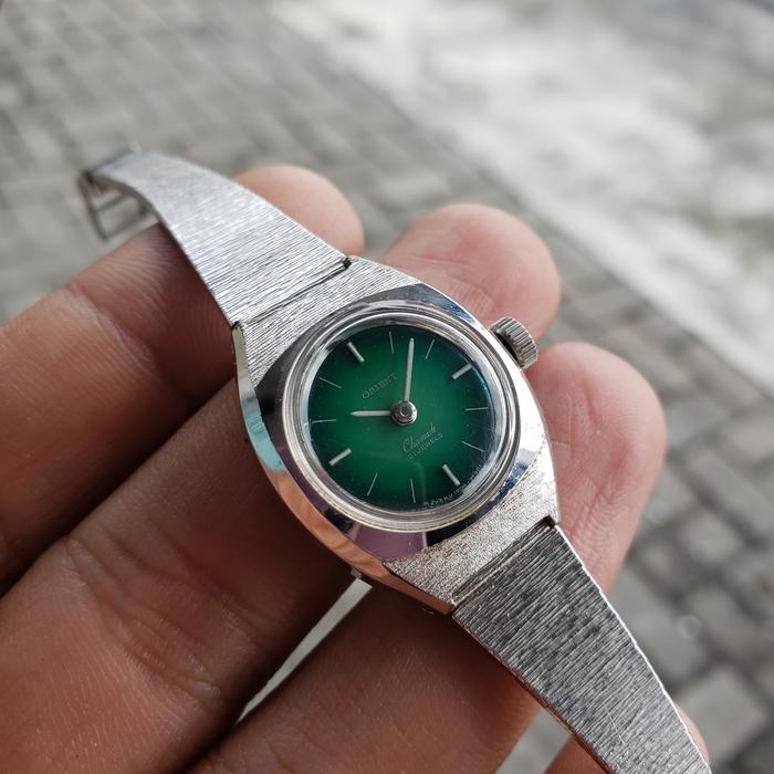 Orient Chamade 21J Ladies Manual Wind E120 Jam Tangan Wanita Analog