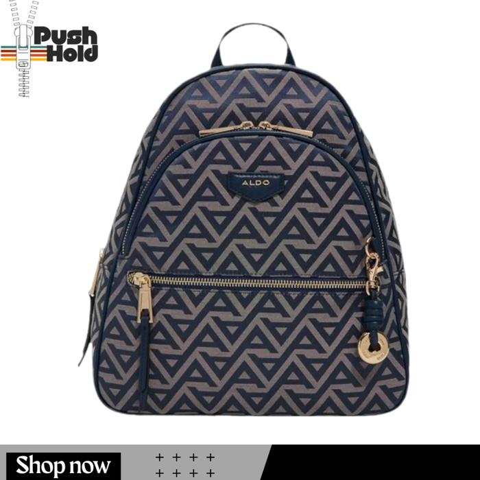 Aldo Ediemeth Backpack Tas Ransel Wanita Original - Navy