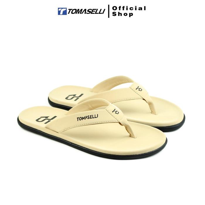 rf Tomaselli - Sandal Cowok Distro Keren Original 100% Terbaru 2025 RS Vittoria Coffee latte mn