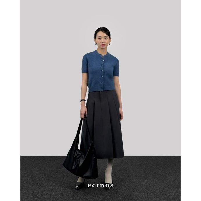 ECINOS - Jennie Hairy Wool Knitted Cardigan