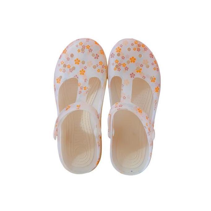 rf VEBLEN STORE Sandal Sepatu Wanita Variasi Star dan Bunga Karet Jelly New Arrival Sendal Perempuan
