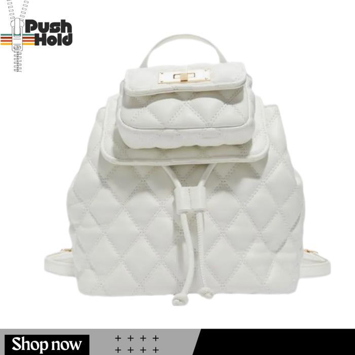 Aldo Ocaeli Mini Backpack Tas Ransel Wanita Original - White