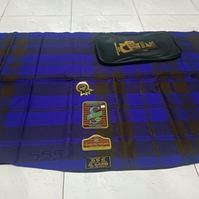SARUNG SUTERA AL JUFRI MOTIF BHS JADUL KOTAK