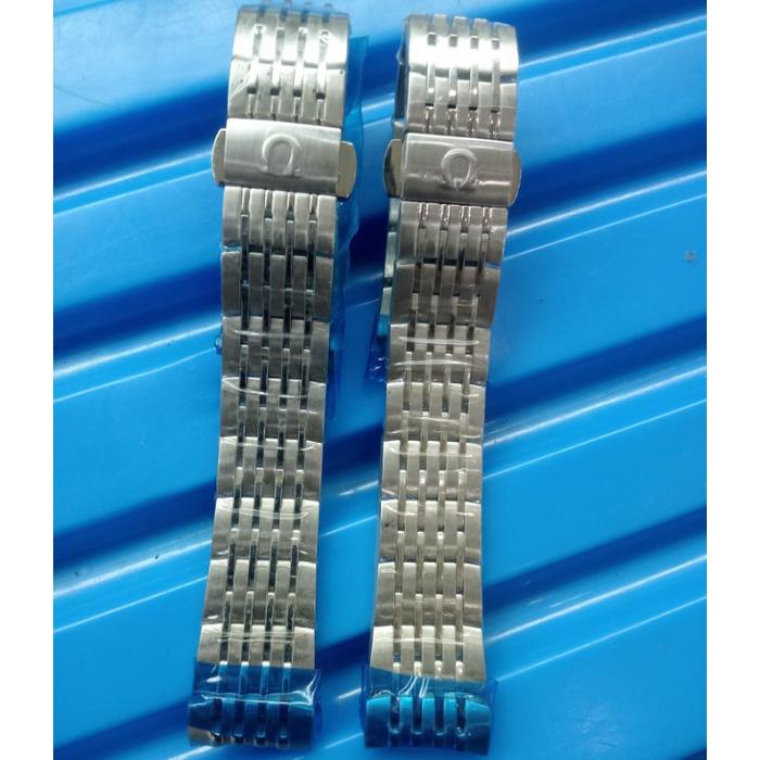 STRAP TALI JAM TANGGAN OMEGA RANTAI JAM OMEGA 20MM MODEL CURVE