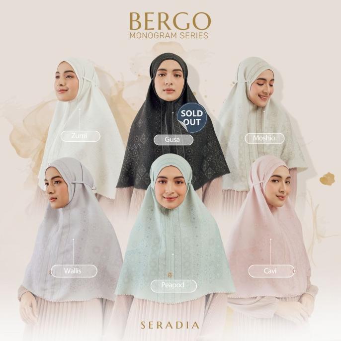 Seradia Hijab Monogram Bergo Instant