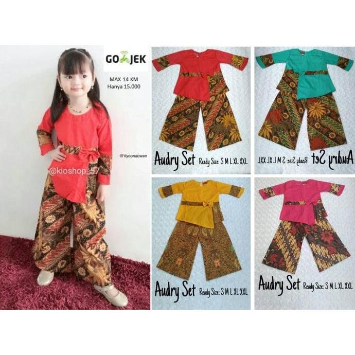 Welans Batik - Kebaya Anak - Audry Set - LP011 KULOT