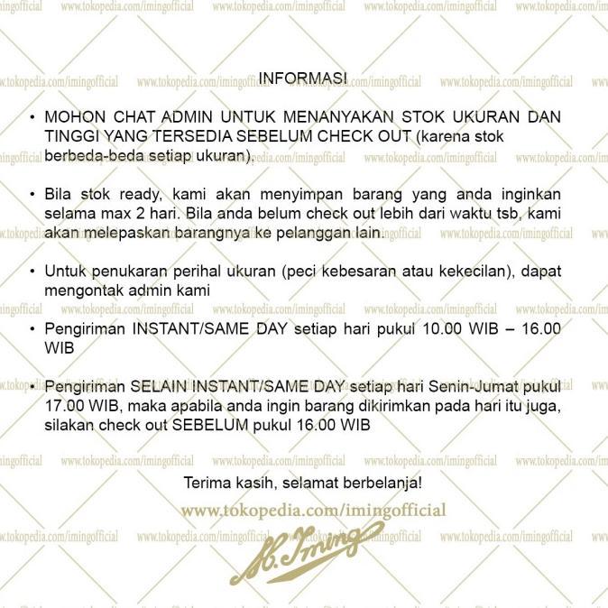 Peci M. Iming Original - Peci Polos Seri K