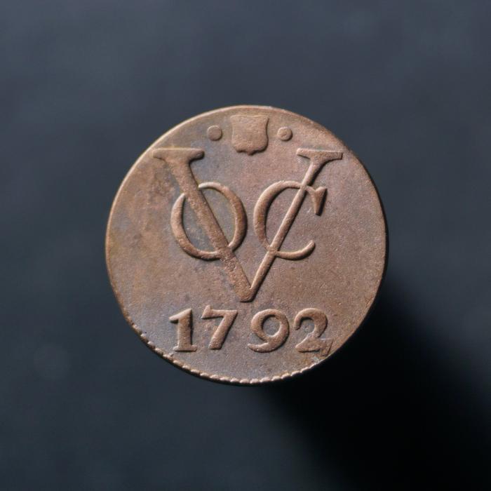 Uang Koin Kuno 1 Duit VOC Utrecht Tahun 1792 Hindia Belanda