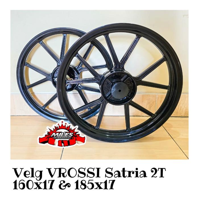 Velg VRossi NOZ GP Wheel Satria 2T 17x160/185 BLACK