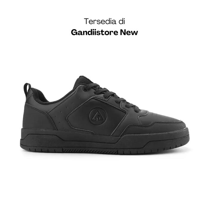 Sepatu Sneakers Pria Airwalk Bira AIWCM240503M Mono Full Black Men BNIB