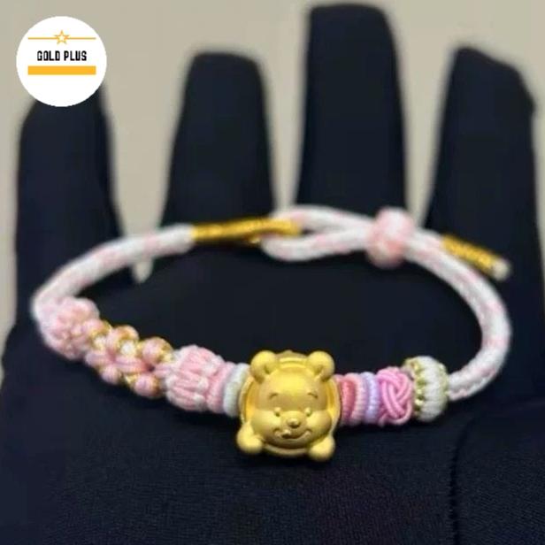 Gelang emas 24 k CTF disney hk winnie the pooh