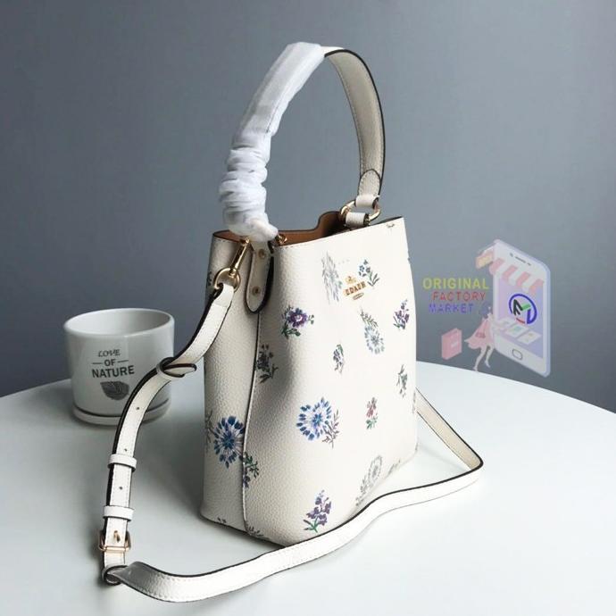 Tas Coach 2310 SMALL TOWN BUCKET BAG DANDELION FLORAL PRINT ORIGINAL Terlaris