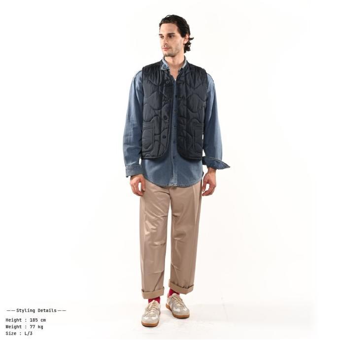 M65 Liner Service Reversible Vest LOT.02 Navy-Olive