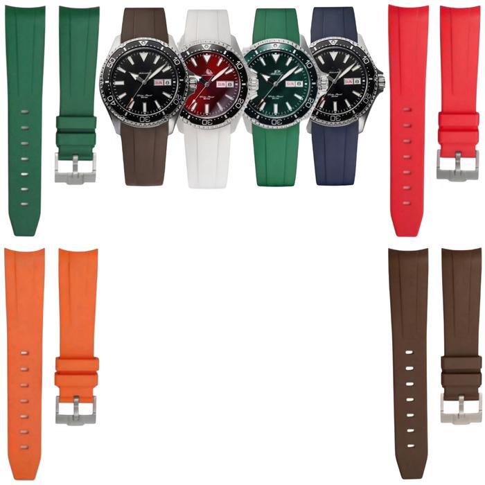 Tali Jam Tangan Orient Mako II Replacement Strap Rubber Orient Mako III 8066.22