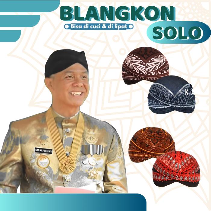 BLANGKON solo perbawan bisa dilipat dan cuci terlaris