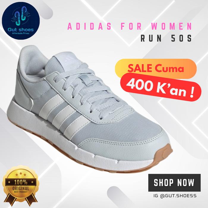 Sepatu Sneakers Wanita Adidas Run 50s Original From Adidas Official Store Blue IG6558