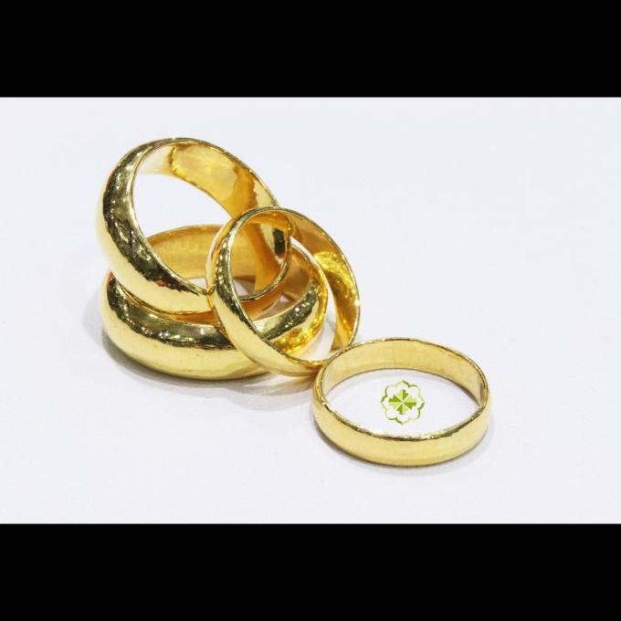Cincin Polos Emas 24 karat