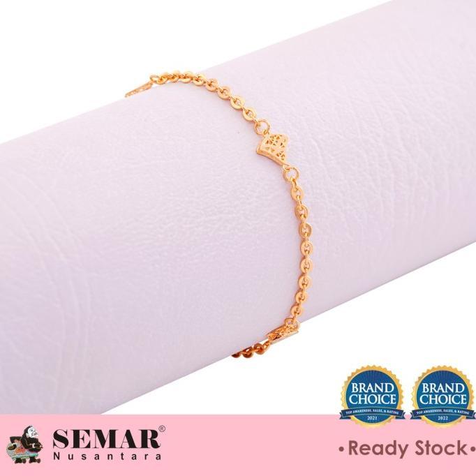 Gelang Emas Melvia Gold 10K Semar Nusantara