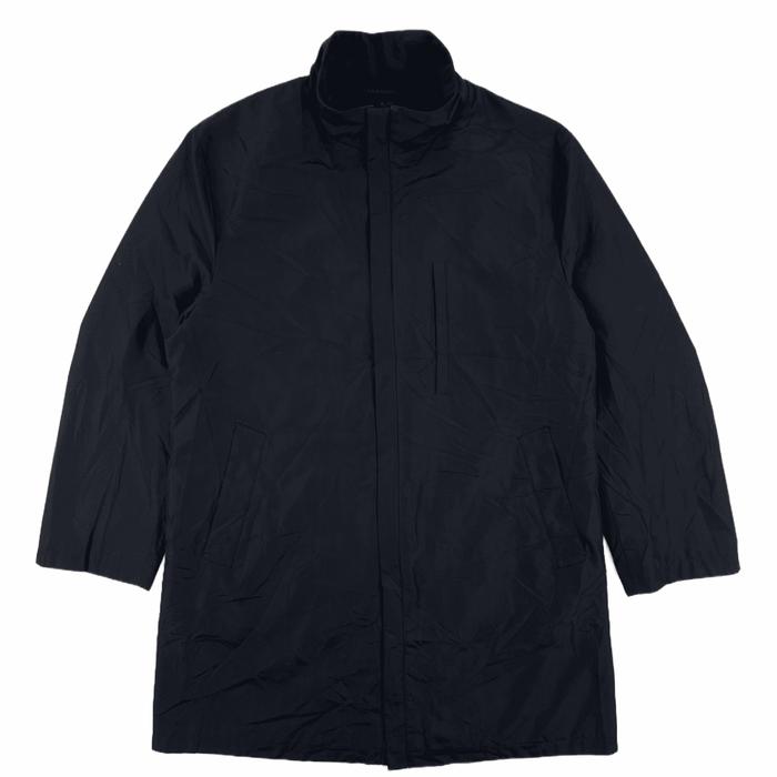 2000s Kansai Yamamoto Homme Japan Black Long Coat Rain Jacket