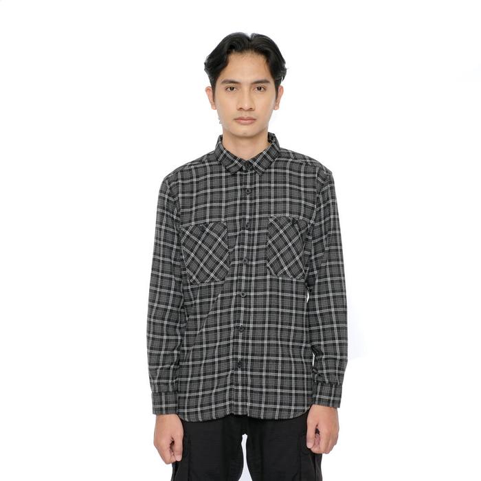 Kemeja Flanel Eiger Original Snarlgleam Warna Merah Panjang 2133325248