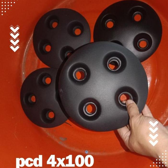 ADA!!! (1 set isi 4 buah)Dop Velg Ring 13 CENTER HYUNDAI PCD 4X100 Mobilio, ayla, Honda BRIO Dop Vel