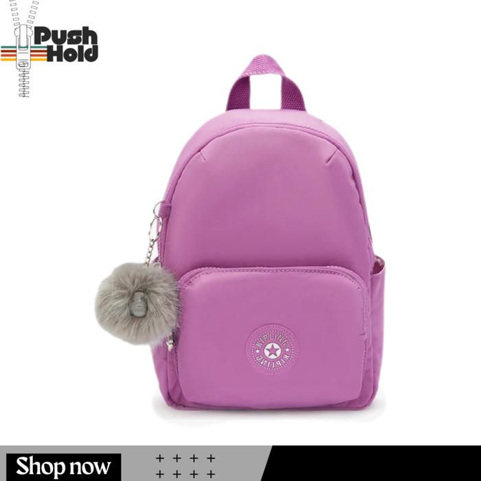 Kipling Zinna Backpack KIPKPKI73292GW1 Tas Ransel Wanita Original - Playfull Pink