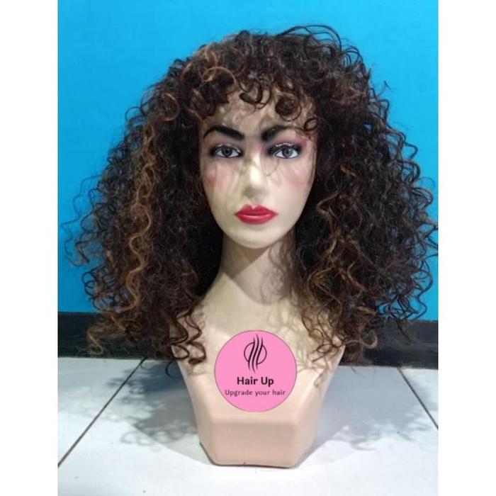 Wig Model Korea Terbaru Wig Keriting Wig Curly Rambut Palsu Rambut palsu korea Rambut Palsu Harga Te