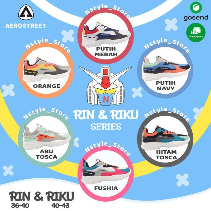 Aerostreet Riku Series - Sepatu Aerostreet Rin RIku Series Sneakers