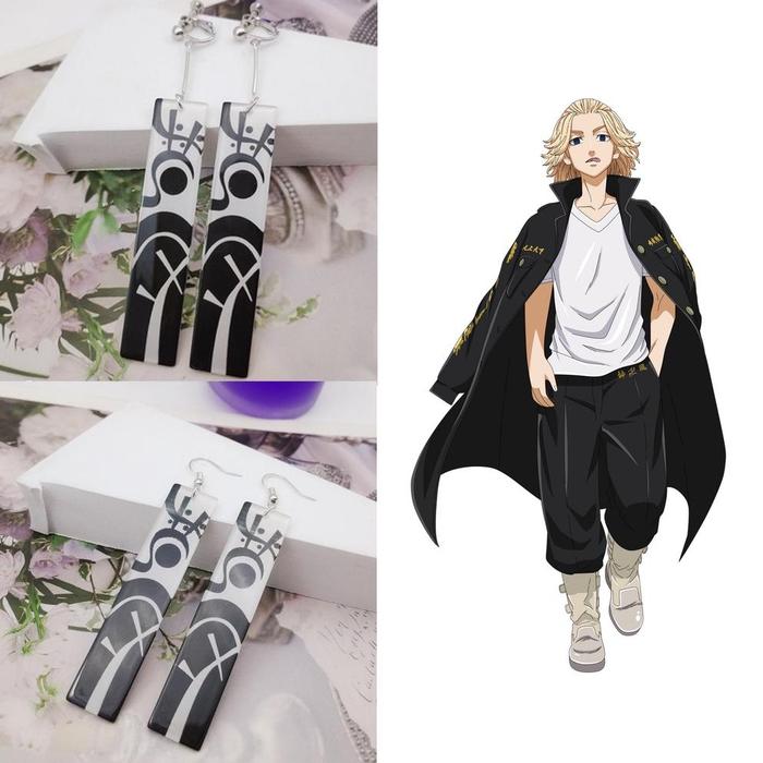 TR005 – Anting Jepit Tanpa Tindik Anime Cosplay Tokyo Revengers