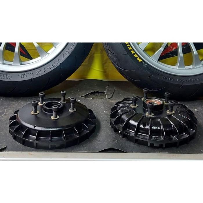 ADA!!! Adaptor velg vespa Ring 12 , Tromol Standard / pengereman Tanpa Cakram for SUPER,SPRINT,PX,PS