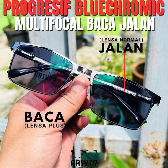 Kacamata Baca progresif Photocromic 2 Fungsi/Progresif Plus Kacamata Plus Kacamata Jalan Baca DOBEL 