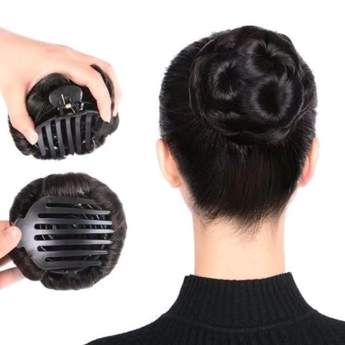 Sanggul Capit Rambut Jamur / Sanggul Moderen Jepit Keong / Sanggul Japit Korea / Sanggul Kura kura