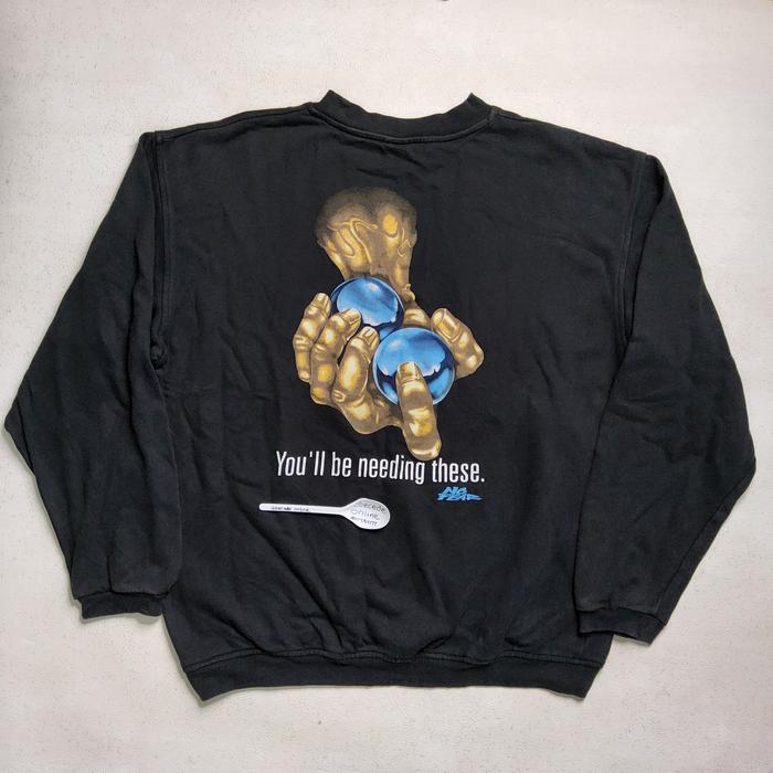NO FEAR  crewneck vintage 90s size XL RARE ITEM