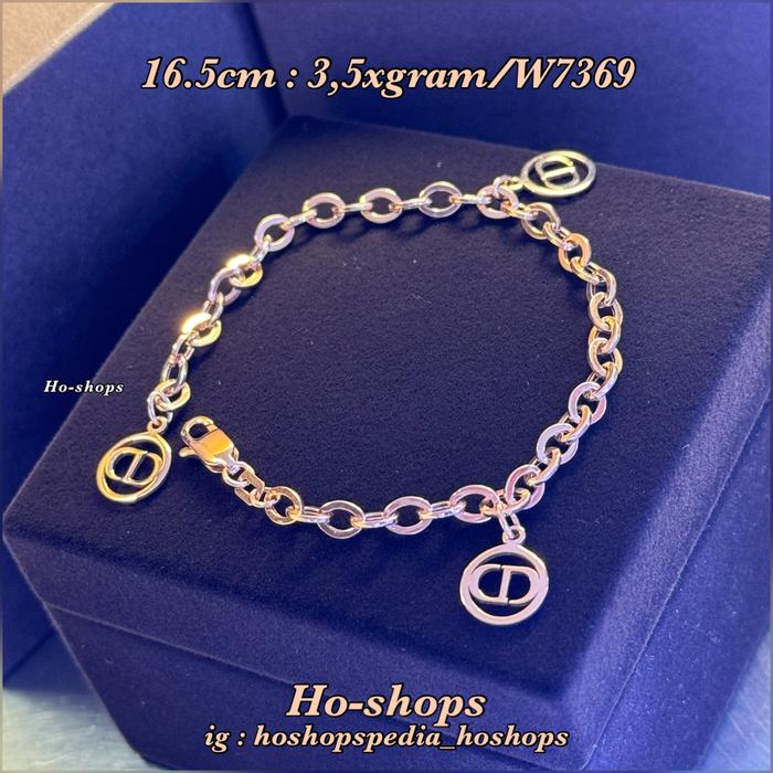 Gelang CD Rosegold Kadar 700 Asli Emas