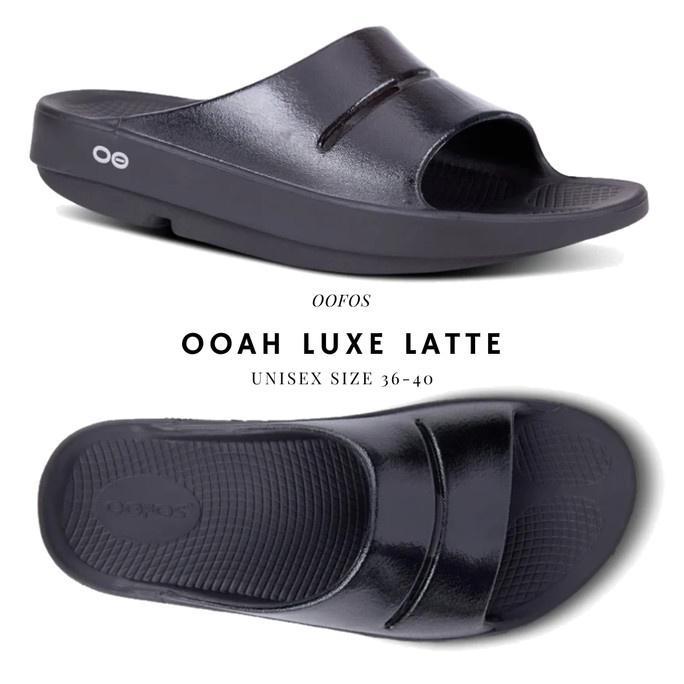 Oofos Unisex OOAH LUXE LUXURY Sepatu Sandal Selop