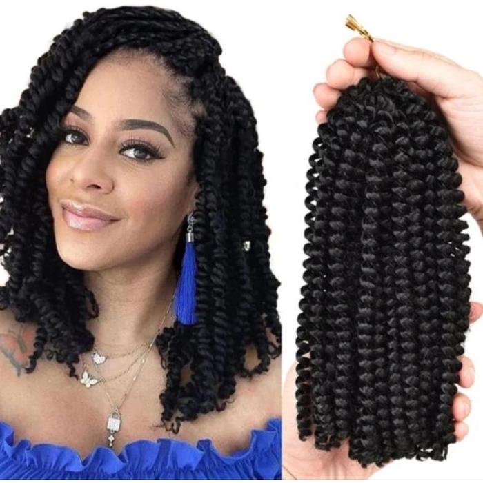 Rambut Sambung Keriting Hair Extension Curly Rambut Sulam Keriting Rambut Anyam Keriting Rambut Keri