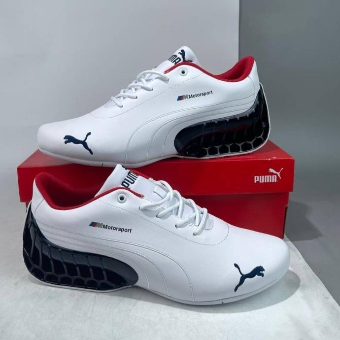 Sepatu Puma Roma x Motorsport - White/Black Red