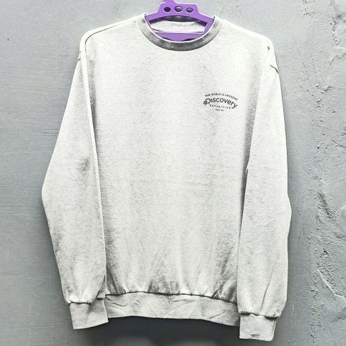 Crewneck Sweater DISCOVERY EXPEDITION | Official Tag | The World Is Awesome | Thrift Bekas Preloved 