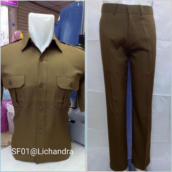 TERBARU SETELAN Blazer Celana LICHANDRA/Baju Seragam/Pria/Pemda/PNS/Seragam Kerja