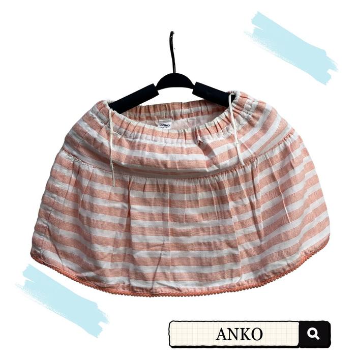 Preloved ── .✦ Anko Rok Strip Pink