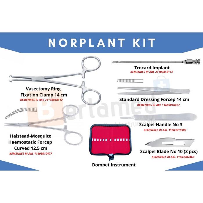 NORPLANT KIT / NORPLANT INSTRUMENT KIT / KB SET / IMPLANT SET / IMPLANT KIT MARWA
