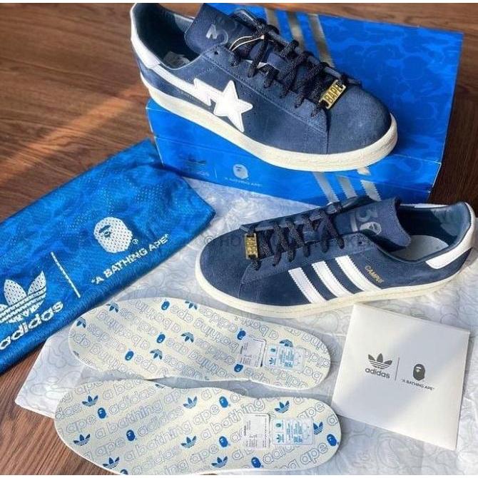 Adidas BAPE Campus 80s Bape Sta - 100% Authentic Original Guaranteed