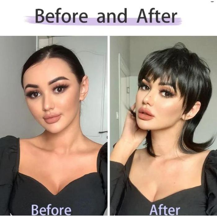 Wig Wanita Mullet Style Wig Korean Style Wig Murah Terbaru Wig Wanita