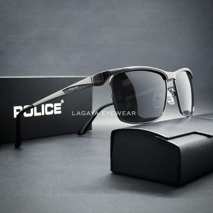 Kacamata Police Pria Lensa Polarized Original Import Anti Silau