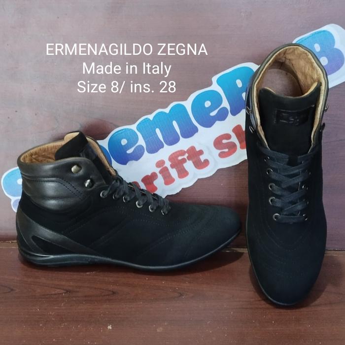 ERMENEGILDO ZEGNA, MADE IN ITALY, SIZE 8 EEE, INSOLE 28 (SECOND)