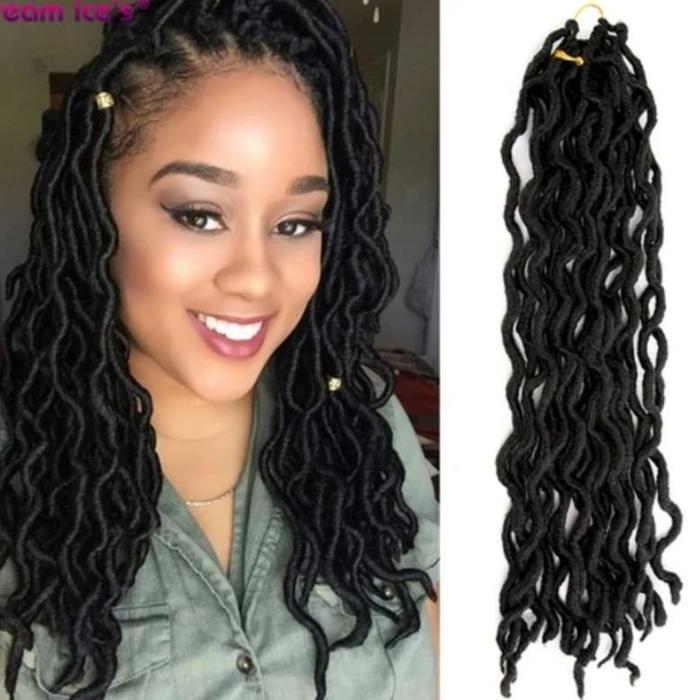 Rambut Sambung Spesial Braid Rambut Gimbal Model Terbaru Rambut Sambung Gimbal Hair Extension Gimbal