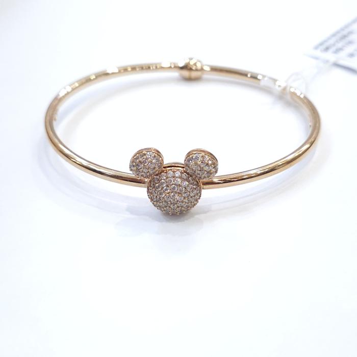 GELANG KAKU EMAS FASHION DISNEY MICKEY MINNIE MOUSE CANTIK MANIS PIPE BANGLE